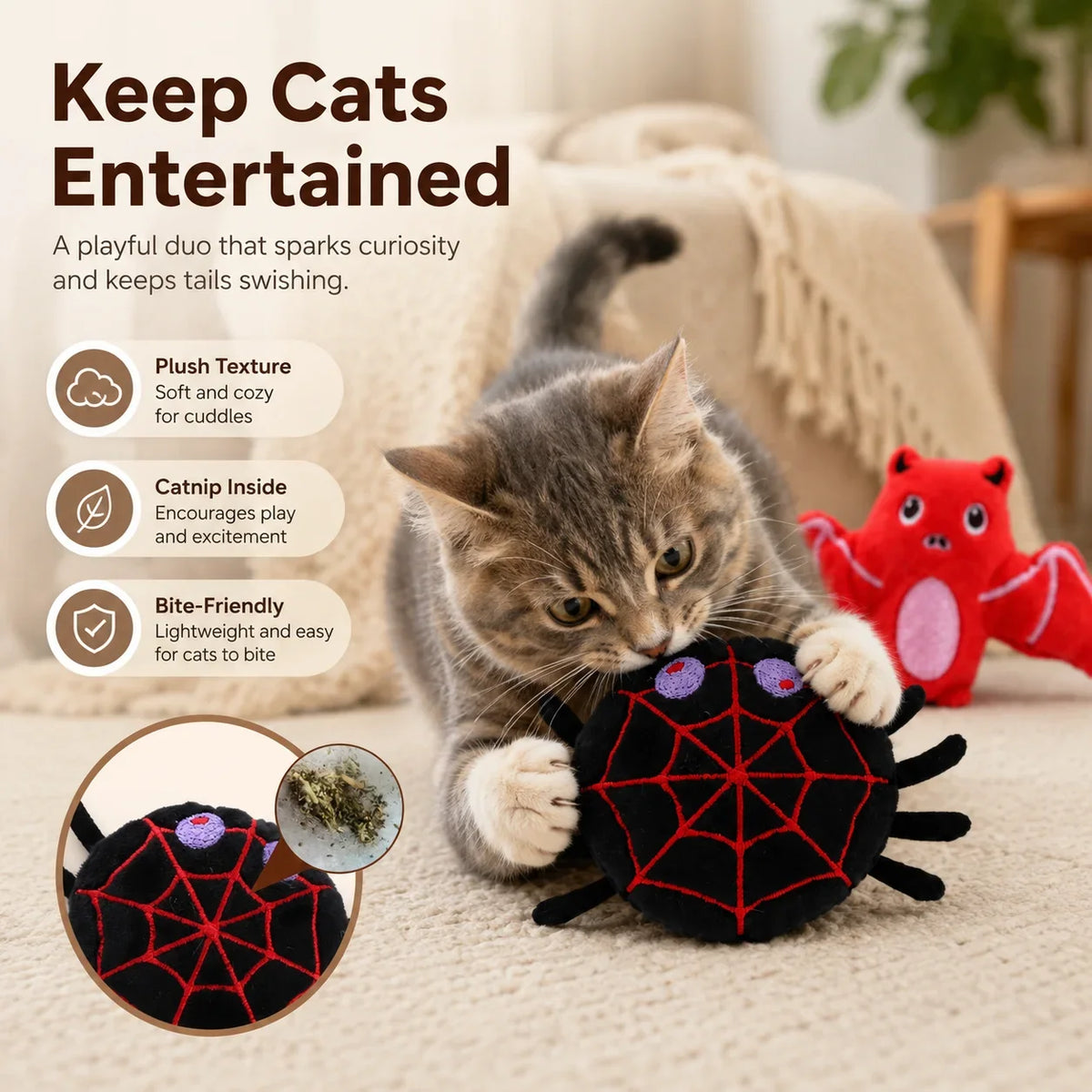 A spider that's fun to catch, not creepy