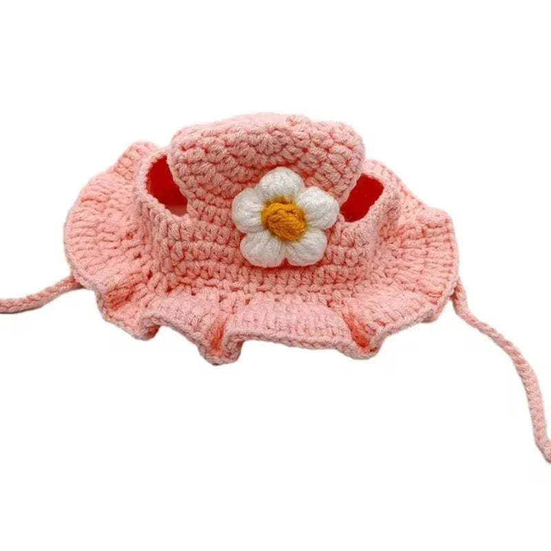 Handknitted charm, one stitch at a time
