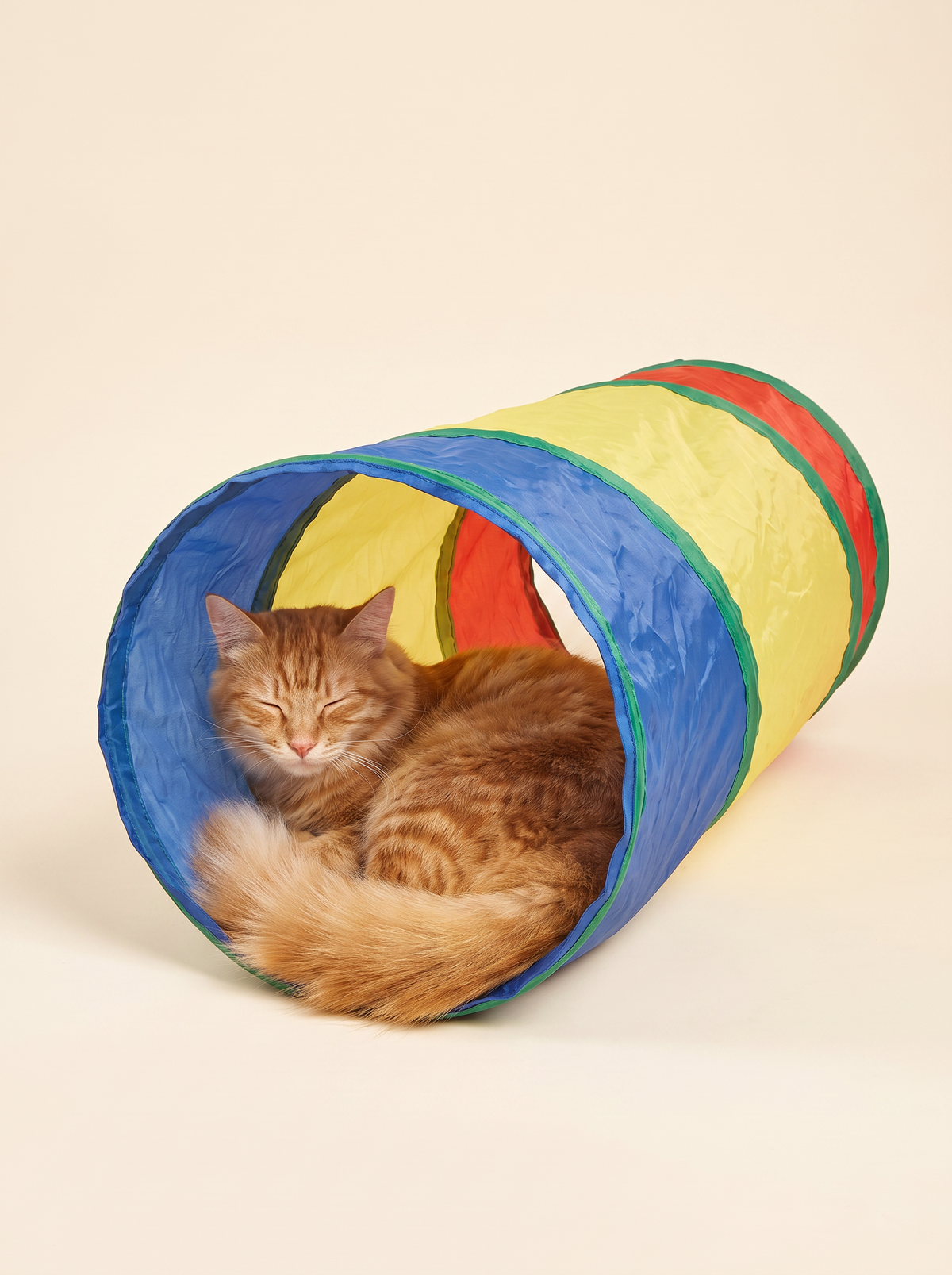 A crinkly retreat for naps between zoomies
