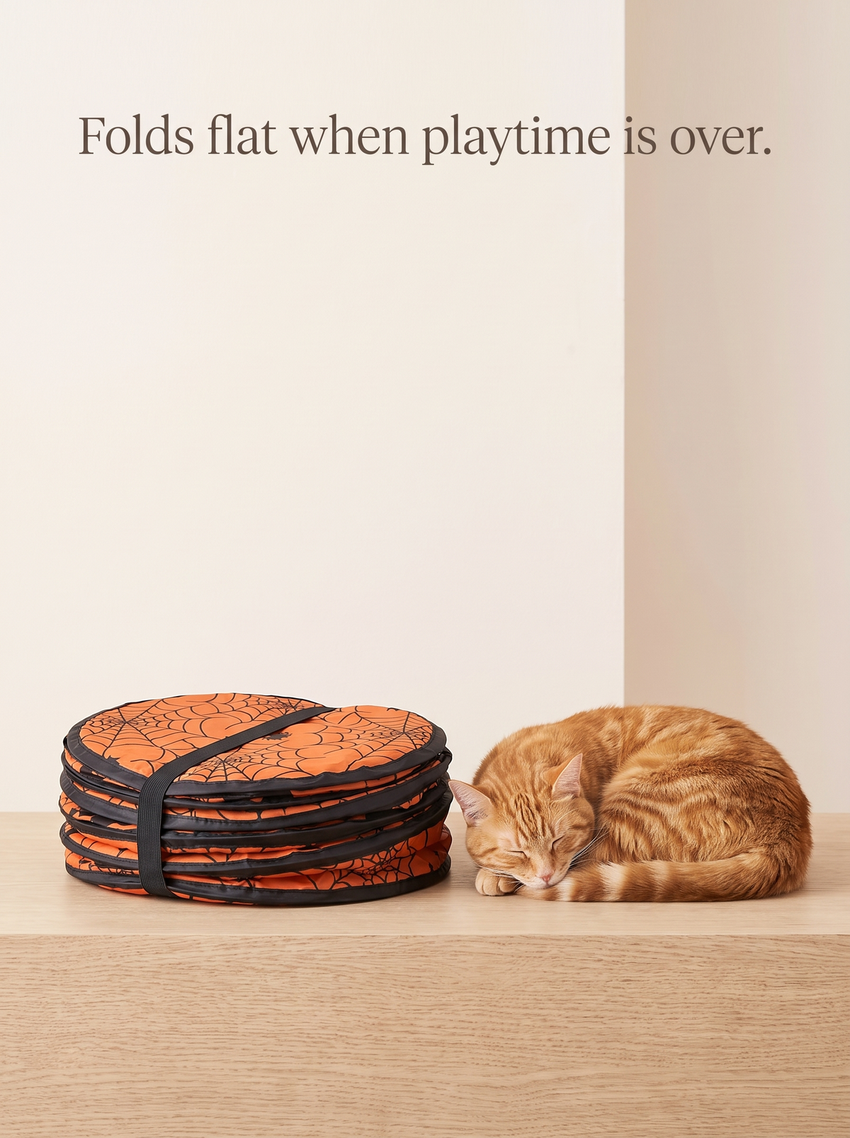 Folds flat when playtime is over
