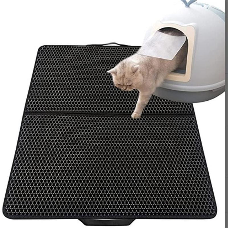 EVA Double-Layer Solid Color Cat Litter Mat