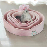 Detachable Pet Bed Pet Bed Detachable Washable Dog Sleeping Bed Soft Comfortable Warm Cat Bed for Four Seasons Soft Pet Bed