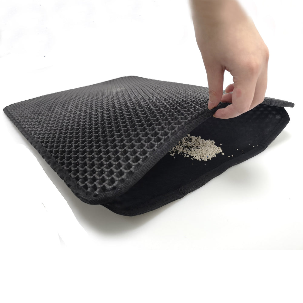 EVA Pet Cat Dog Double-Layer Washable Cat Litter Mat