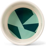 Now House for Pets by Jonathan Adler Green "Chroma" Duo Bowl, Small | Dishwasher Safe, Easy to Clean Dog Bowl with Anti-Skid Lid | Dual Functionality Bowl for Dogs for Storage or Travel