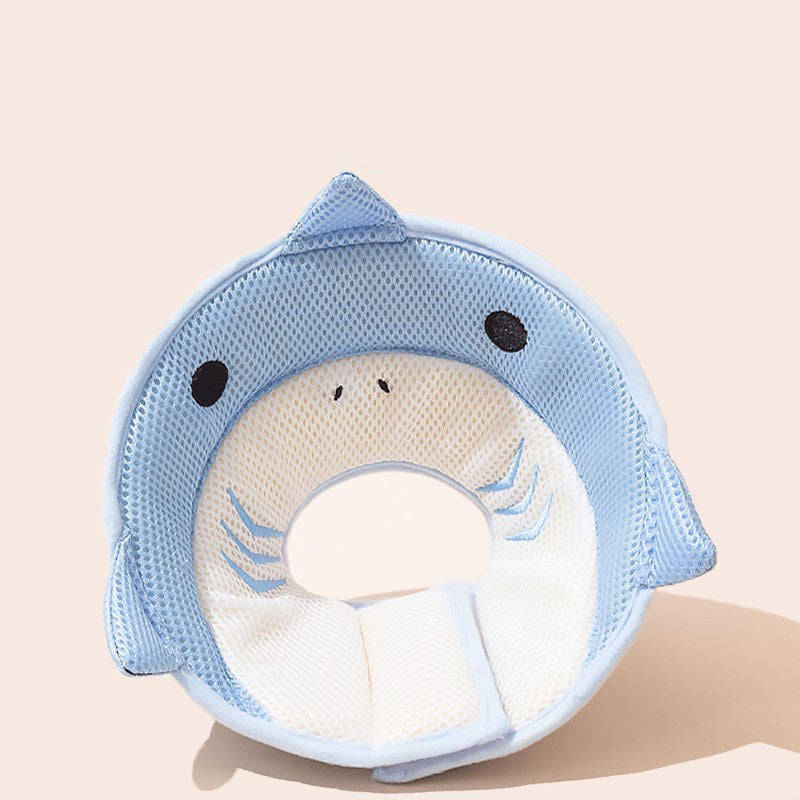 Soft Cat Recovery Collar Cat Cone Collar Nonwoven Fabric Elizabethan Collar Loops-Protective Wound Healing Specially Designed for Cats and Puppies - Easy to Eat and Drink