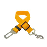 Adjustable Dog Car Seat Belt Safety Harness with Lead Clip Traction Harness for Cats and Dogs Vehicle Pet Seat Accessory