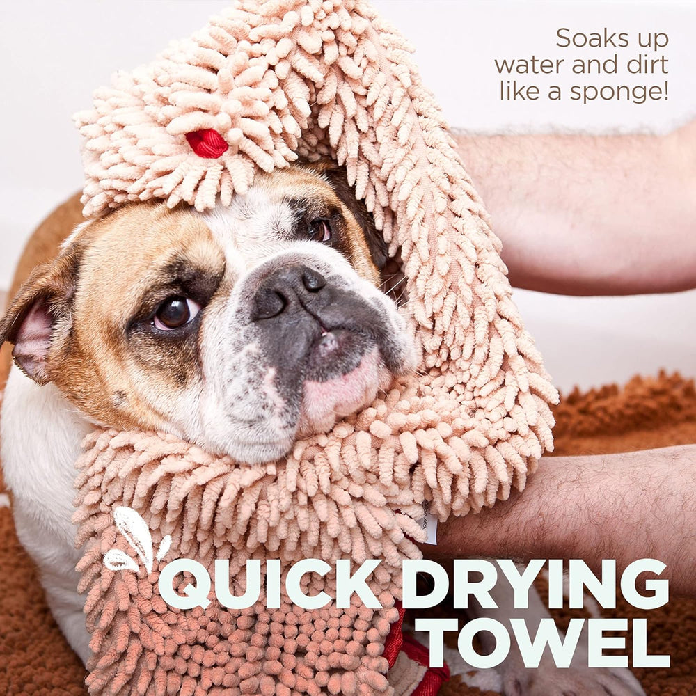 Soggy Doggy Super Shammy Absorbent Dog Towel, Beige, 31X14