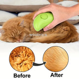 Steam Brush for Cats Soft Electric Water Jet Pet Comb Silicone Hair Remover Dog Brush Pet Grooming Supplies Products Home