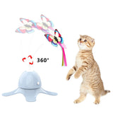 Electric Butterfly Funny Cat Toy Electric Funny Cat Stick Cat Toy