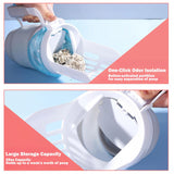 Upgrade Widen Cat Litter Shovel Scoop with Refill Bags Large Cat Litter Box Self Cleaning Cat Waste Bin System Pet Supplies Pet Products