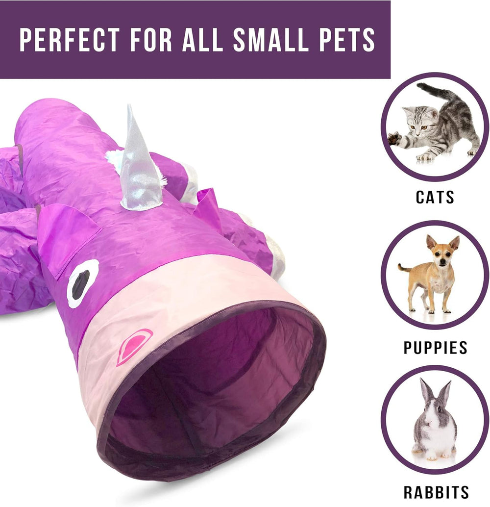 Magic Mewnicorn Multi Cat Tunnel Toy