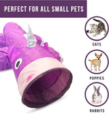 Magic Mewnicorn Multi Cat Tunnel Toy