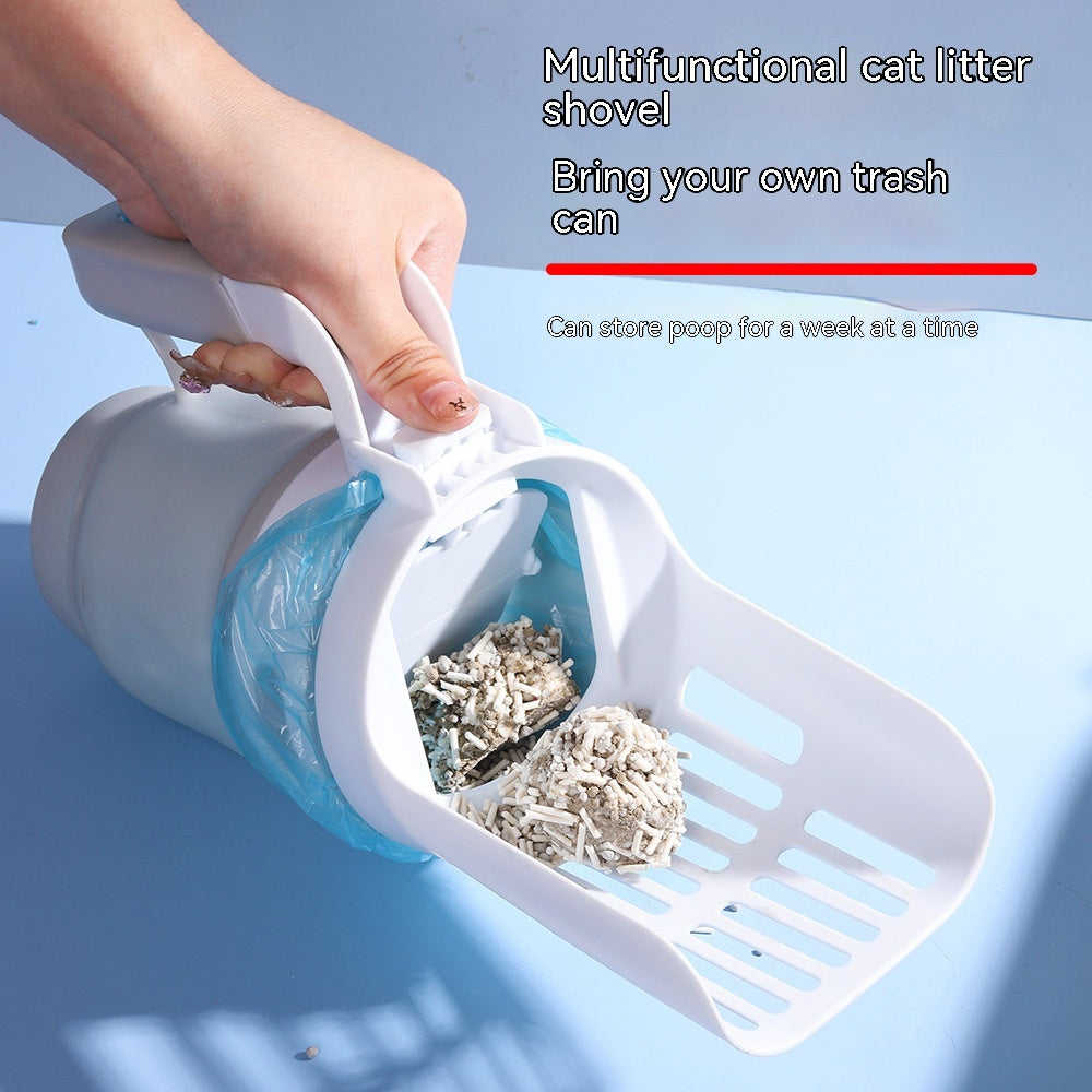 A sifter that separates clean litter from clumps