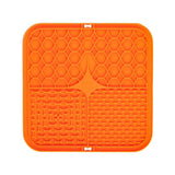 Silicone Licking Pad Pet Dog Lick Pad Bath Peanut Butter Slow Eating Licking Feeder Cats Lickmat Feeding Dog Lick Mat Supplies