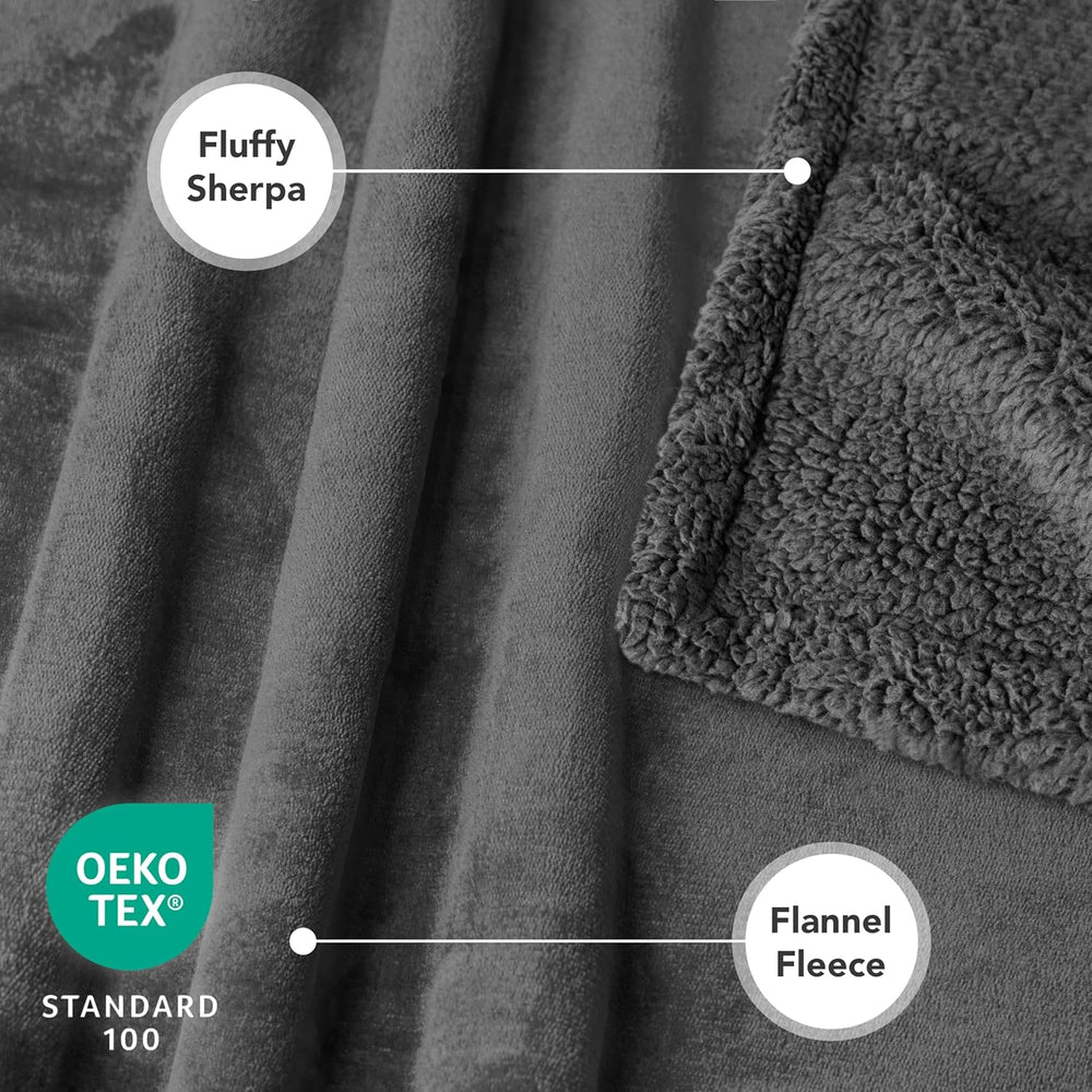 Dog Blanket Small Medium Pet Cat Puppy Kitten, 40X29 Mini Solid Gray