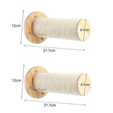 Cat Wall Climbing Shelf Steps Ladder Scratching Post Scratcher Bed Hiding House for Cats Tree Tower Pet Furniture Accessories
