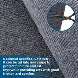 Anti Cat Scratch Sofa Cat Crawling Mat Sofa Protection Grinding Climbing Frame Self-Adhesive Carpet Cats Scratch Board Cat Toys