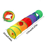 Cat Tunnel Tube Foldable Cat Toys Kitty Training Interactive Fun Toy Tunnel Bored for Puppy Kitten Pet Supplies Cat Accessories