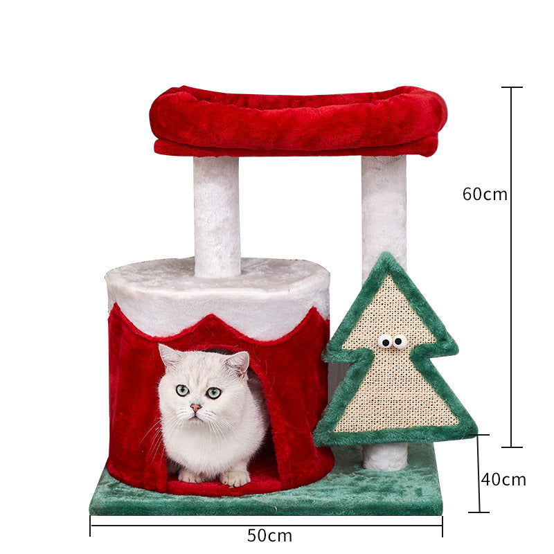 Scratching and play, built into one toy