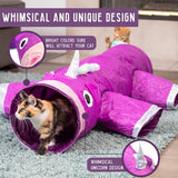 Magic Mewnicorn Multi Cat Tunnel Toy