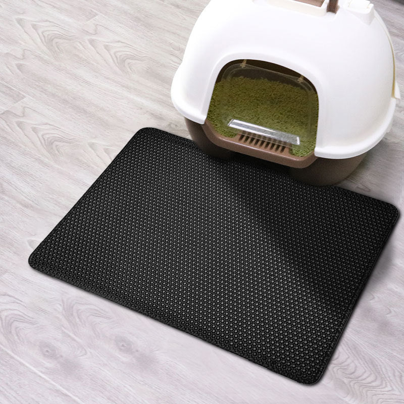 EVA Double-Layer Solid Color Cat Litter Mat