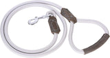 Dog Leash with Genuine Leather-Wrapped Ends/Handle, 4/5/6FT