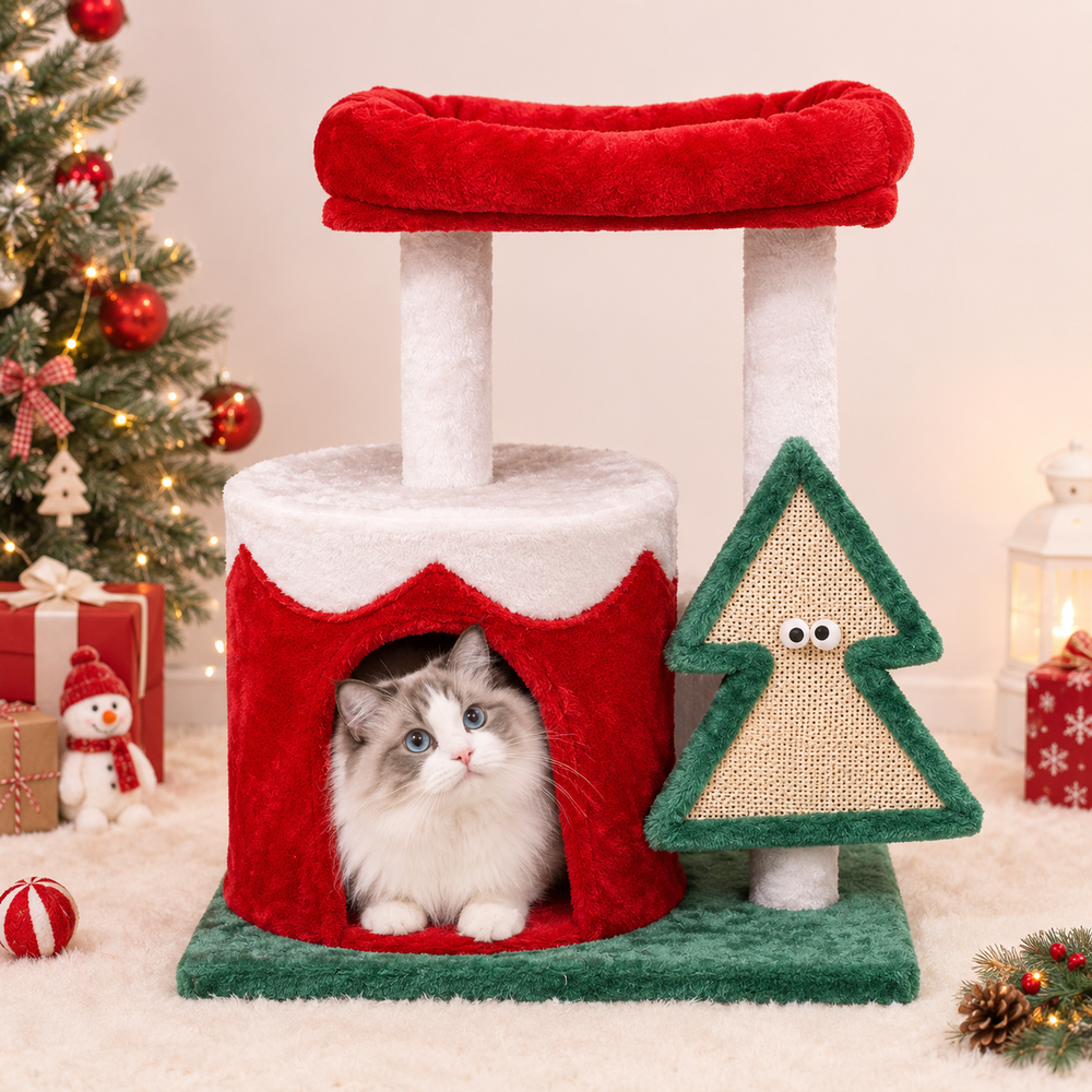 Integrated Cat Scratch Toy
