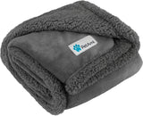 Dog Blanket Small Medium Pet Cat Puppy Kitten, 40X29 Mini Solid Gray