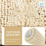 Dog Door Mat Absorpmax Dog Mat for Muddy Paw, 31 × 20", Beige