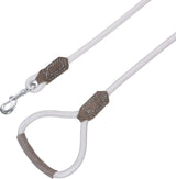 Dog Leash with Genuine Leather-Wrapped Ends/Handle, 4/5/6FT