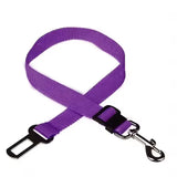 Adjustable Dog Car Seat Belt Safety Harness with Lead Clip Traction Harness for Cats and Dogs Vehicle Pet Seat Accessory