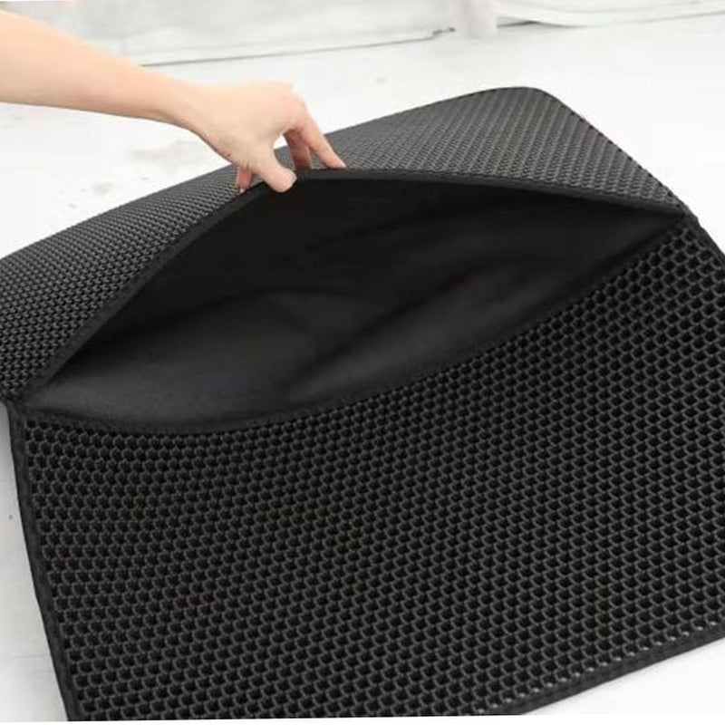 EVA Pet Cat Dog Double-Layer Washable Cat Litter Mat