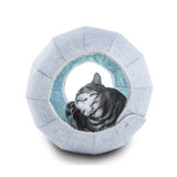 Cat Tunnel Toy Foldable Cat Tube Indoor Cat Cave Bed Multi-Function Pet Toy for Puppy Dogs Cats Interactive Ball Toy