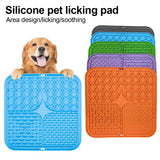 Silicone Licking Pad Pet Dog Lick Pad Bath Peanut Butter Slow Eating Licking Feeder Cats Lickmat Feeding Dog Lick Mat Supplies
