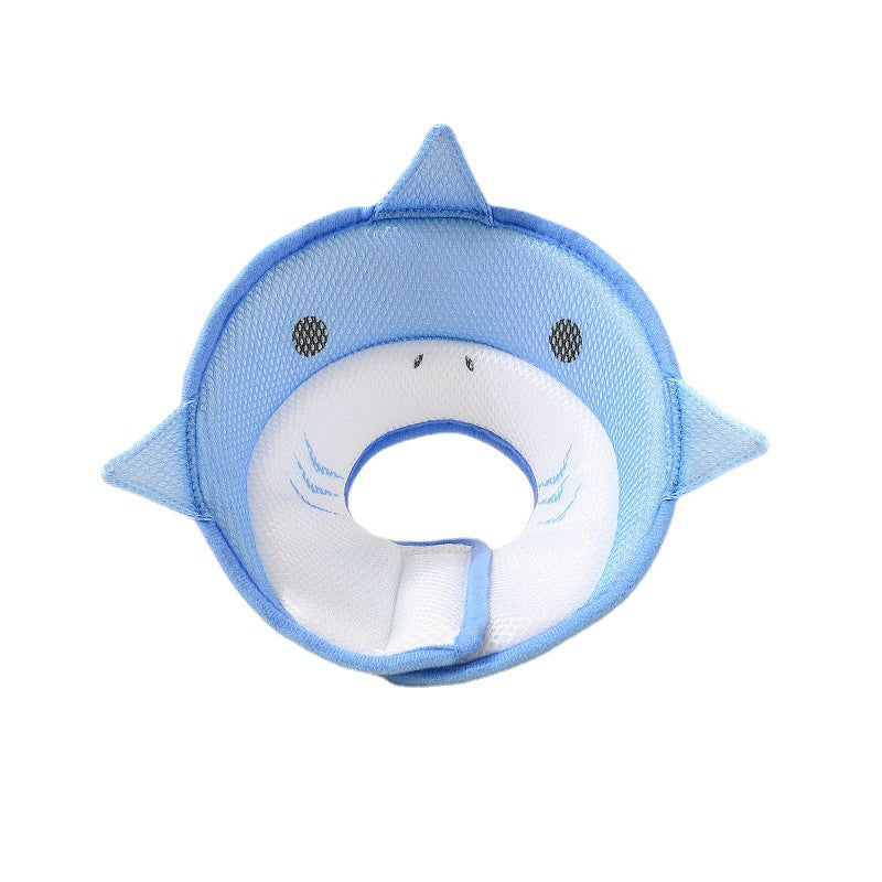 Soft Cat Recovery Collar Cat Cone Collar Nonwoven Fabric Elizabethan Collar Loops-Protective Wound Healing Specially Designed for Cats and Puppies - Easy to Eat and Drink