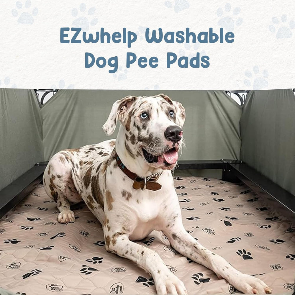 Reusable Dog Pee Pads, Washable Waterproof Mat 36X48 In, 2 Pack