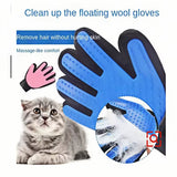 Pet Hair Glove Comb Pet Dog Cat Grooming Cleaning Glove Deshedding Hair Remover Massage Brush Animal Supplies Cat Accessories