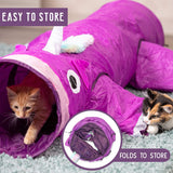 Magic Mewnicorn Multi Cat Tunnel Toy