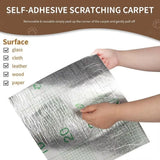 Self-Adhesive Cat Scratching Mat Trimmable Cat Carpet Cat Scratching Carpet Corner Wall Cat DIY Scratch Sofa Furniture Protector