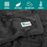 Dog Blanket Small Medium Pet Cat Puppy Kitten, 40X29 Mini Solid Gray