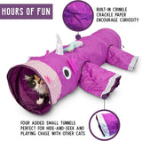 Magic Mewnicorn Multi Cat Tunnel Toy