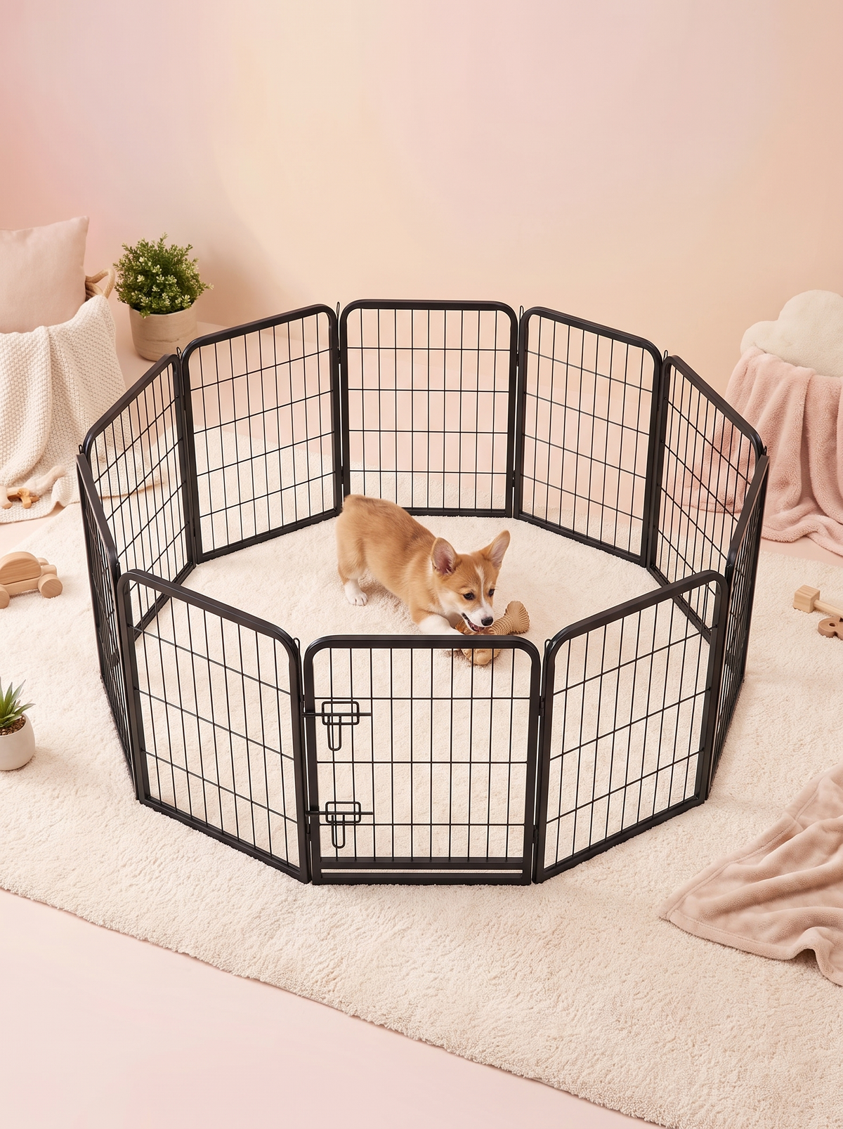 A safe perimeter that folds away in seconds