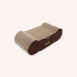 Corrugated cardboard cat scratcher lounger - momomoca