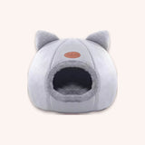 Cat cave bed cosy covered nest - momomoca