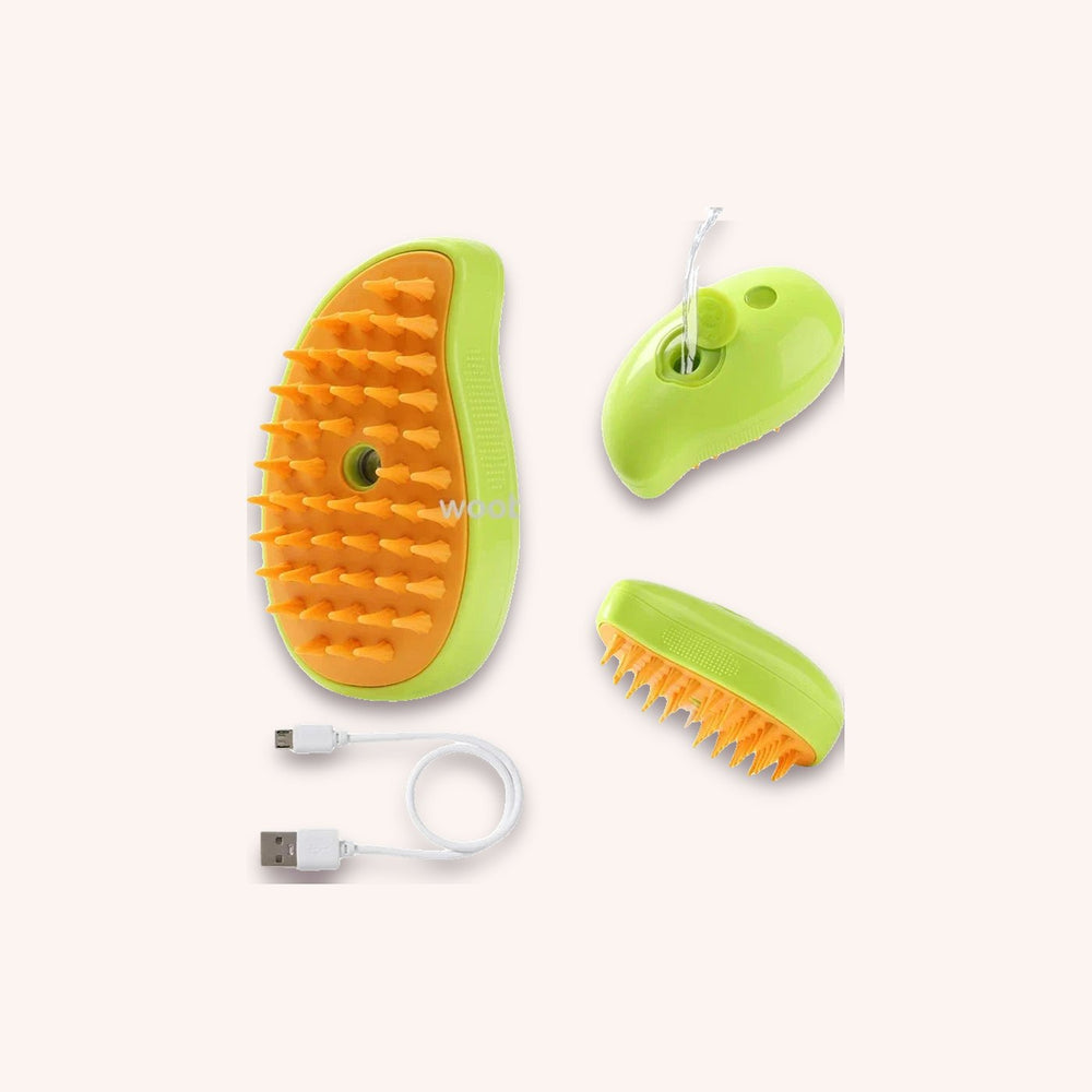 Cat spray brush silicone deshedding comb - momomoca