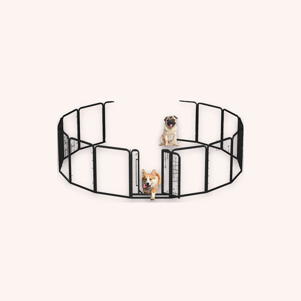 Foldable dog playpen, 16 panel - momomoca