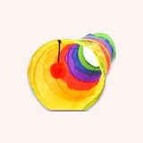 Rainbow cat tunnel, 45-inch with peek holes - momomoca