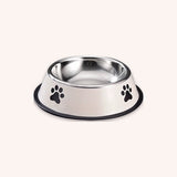 Stainless steel cat bowl anti-tip - momomoca