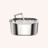 Stainless steel cat water fountain, 3.2L