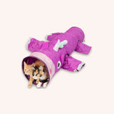 Unicorn cat tunnel, multi-way play tube - momomoca